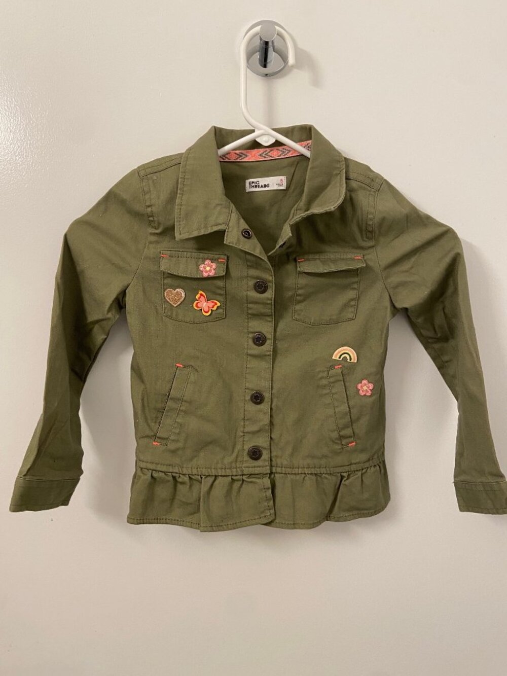 Epic Threads jacket snap buttons and real pockets